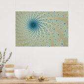 Sandy WhirlpoolPoster Poster (Keuken)