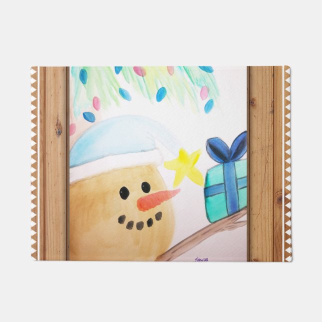 Sandyman Christmas Door Mat (Voorkant)