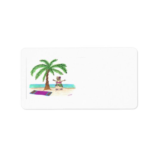 Sandyman op Beach label (Voorkant)