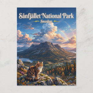 Sånfjället Nationaal Park Zweden Briefkaart