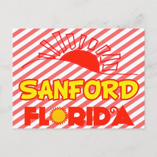 Sanford, Florida Briefkaart (Voorkant)