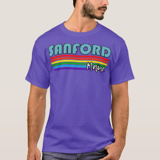 Sanford Maine Pride Sanford LGBT Gift LGBTQ Suppo T-shirt
