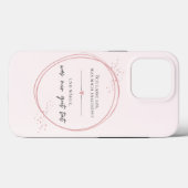 Sanftes Loslass-Affirmation Case-Mate iPhone Case (Achterkant (horizontaal))