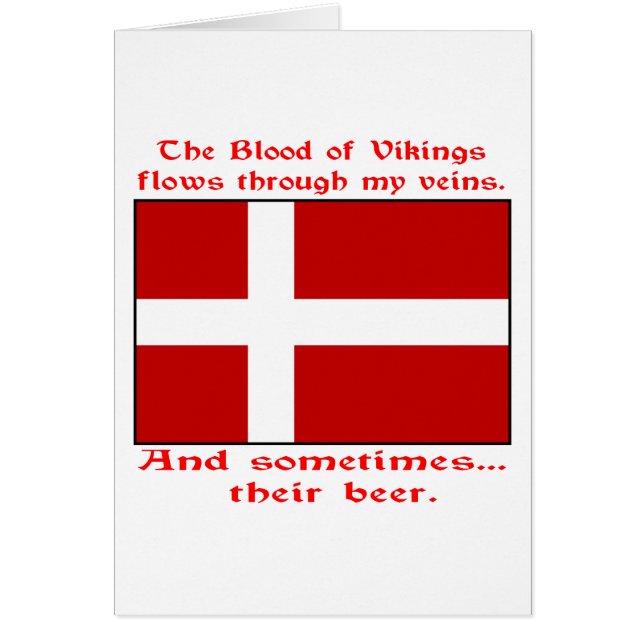 Sang danois et bière Viking (Devant)