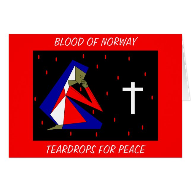 SANG DE NORVÈGE SANG POUR LA PAIX (Devant horizontal)