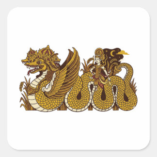 Sang Hyang Antaboga Vierkante Sticker