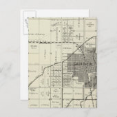 Sanger, Californië Briefkaart (Voorkant / Achterkant)