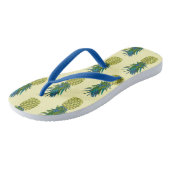 Sangles courtes à ananas tropicales Flops à tongs (Incliné)