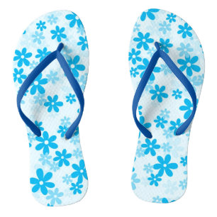 Sangles larges florales, Tongs Femme 4 - Homme 3