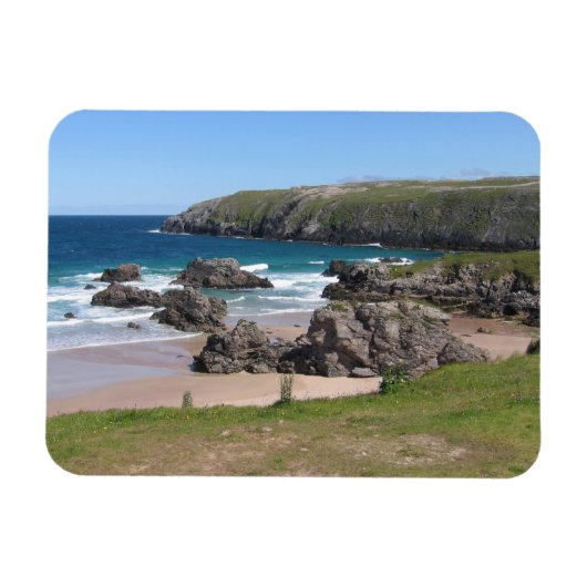 Sango Bay, Durness, Schotland Magneet (Horizontaal)