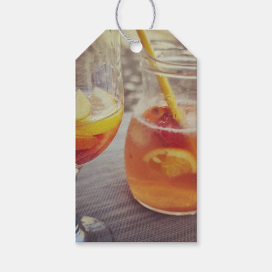 Sangria and Sunshine Cadeaulabel (Voorkant)