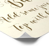 Sangria bar bord poster (Hoek)