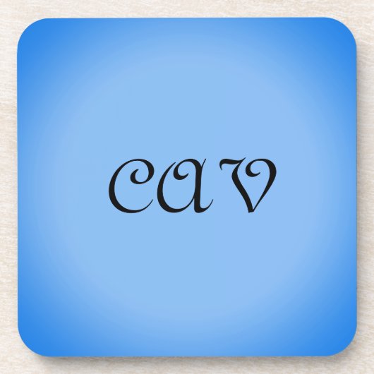 Sangria Cornflower Blue Bier Onderzetter (Voorkant)