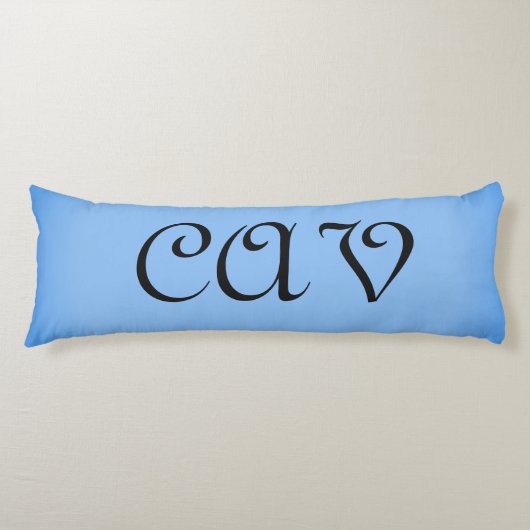 Sangria Cornflower Blue Lichaamskussen (Voorkant)