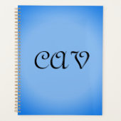 Sangria Cornflower Blue  Planner (Voorkant)