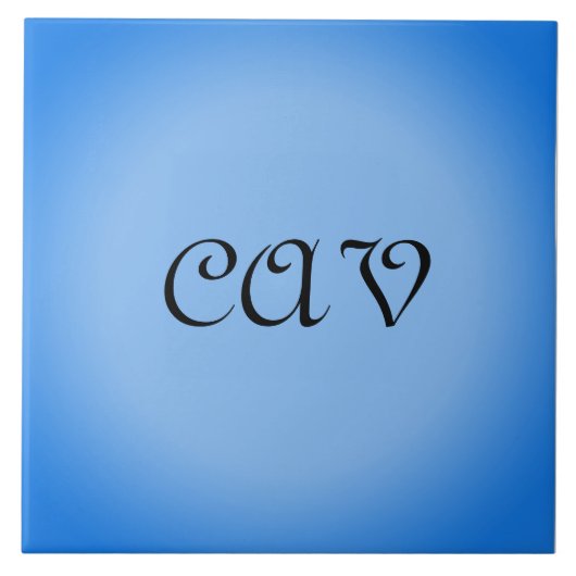 Sangria Cornflower Blue Tegeltje (Voorkant)