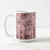 Sangria Fleurs clôturées Mug (Gauche)