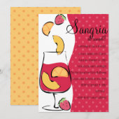 Sangria Kaart (Voorkant / Achterkant)