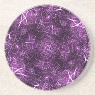 Sangria/Paars Fractal_Sandstone Onderzetter