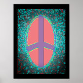 Sangria Peace Sign Poster (Devant)