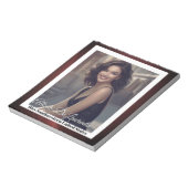 Sangria Shine Pageant Autograph Pad Notitieblok (Gedraaid)