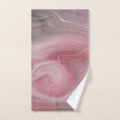 Sangria Strata | Moody Pink and Purple Luxe Agate (Serviette à main)