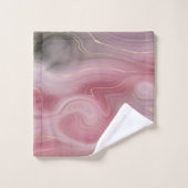 Sangria Strata | Moody Pink and Purple Luxe Agate (Gant de toilette)