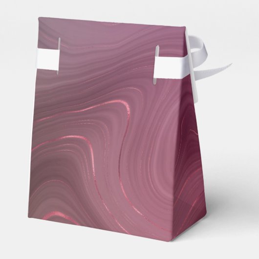 Sangria Strata | Moody roze en Paarse Luxe Agate Bedankdoosjes (Achterkant)