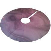 Sangria Strata | Moody roze en Paarse Luxe Agate Kerstboom Rok (Gekanteld)