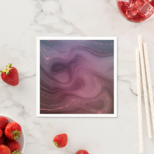 Sangria Strata   Moody roze en Paarse Luxe Agate Servet