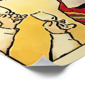 Sangria Time  Style, voeg tekst toe Poster (Hoek)