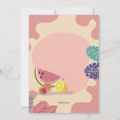 Sangria Time uitnodiging (Achterkant)