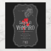 Sangue di Vampiro Etiket Set (Enkel label)