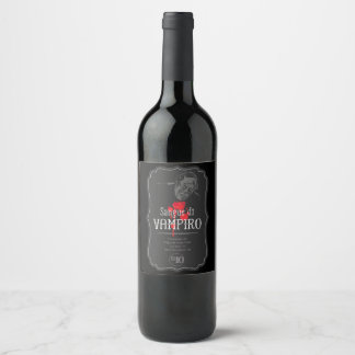 Sangue di Vampiro Vins Étiquettes