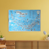 SANIBEL CAPTIVA ISLAND FLORIDA CANVAS AFDRUK (Insitu (Woonkamer))