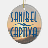 Sanibel Captiva Islands Florida Sunset Keramisch Ornament (Links)