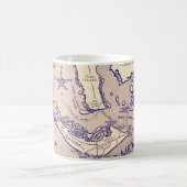 Sanibel Captival Floride carte Mug (Centre)