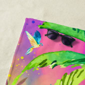 Sanibel est ma serviette de plage Happy Place (En situation)