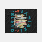 Sanibel Island  Fleece Deken (Voorkant (Horizontaal))