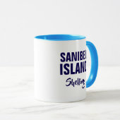 Sanibel Island Florida Coffee Mug Mok (Voorkant rechts)