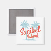 Sanibel Island Florida Golf Coast Souvenir Magneet (Voorkant / Achterkant)