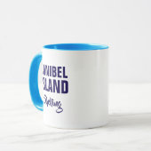 Sanibel Island Florida koffiemok Mok (Voorkant links)