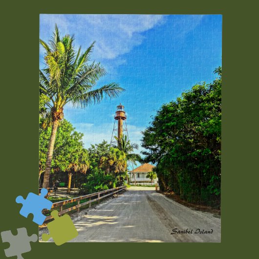 Sanibel Island Florida Lighthouse Golfkust Legpuzzel