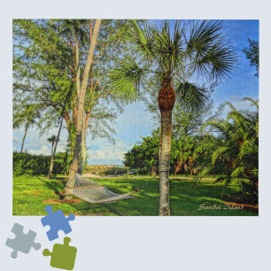 Sanibel Island Florida Tropical Hammock Palm Trees Legpuzzel