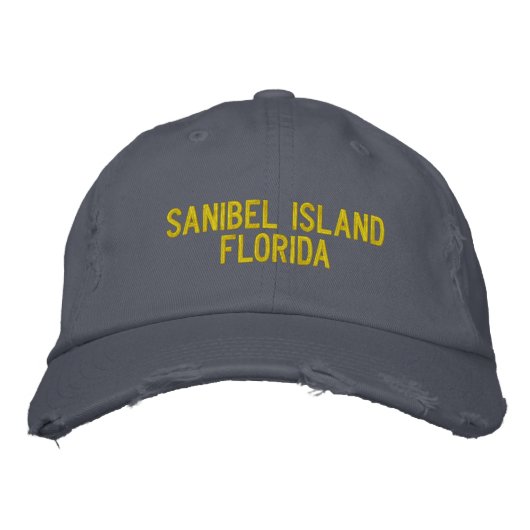 Sanibel Island, Floride Casquette brodé (Devant)