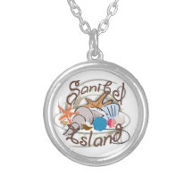 Sanibel Island Floride coquillages collier design