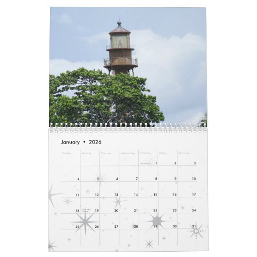 Sanibel Island Light Kalender (Jan 2026)