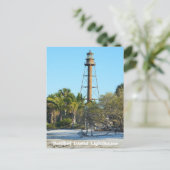 Sanibel Island Lighthouse - Briefkaart van Florida (Staand voorkant)