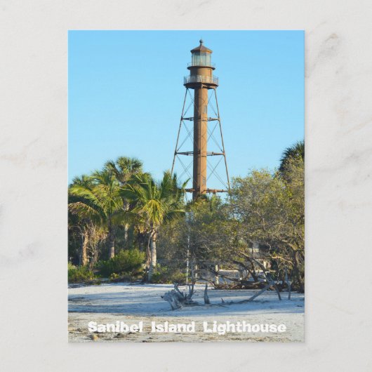 Sanibel Island Lighthouse - Briefkaart van Florida (Voorkant)