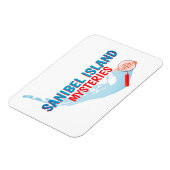 Sanibel Island Mystères Réfrigérateur Magnet (Côté Gauche)